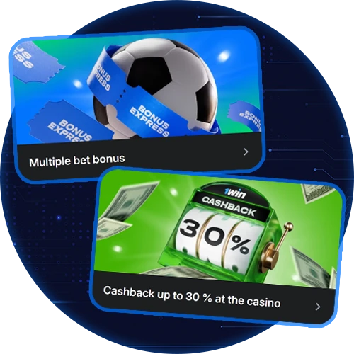 Enjoy a variety of bonuses at 1Win.